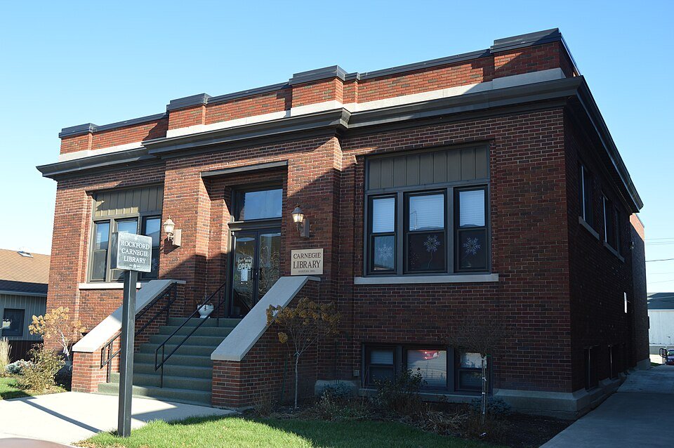 Rockford, OH - File:Rockford Carnegie Library.jpg - Wikimedia Commons